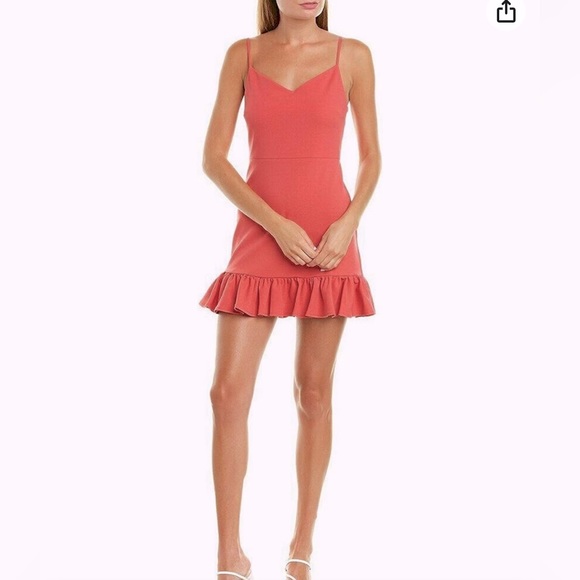 Nordstrom Dresses & Skirts - Women’s Coral pink Ruffled Cocktail 1State Dress